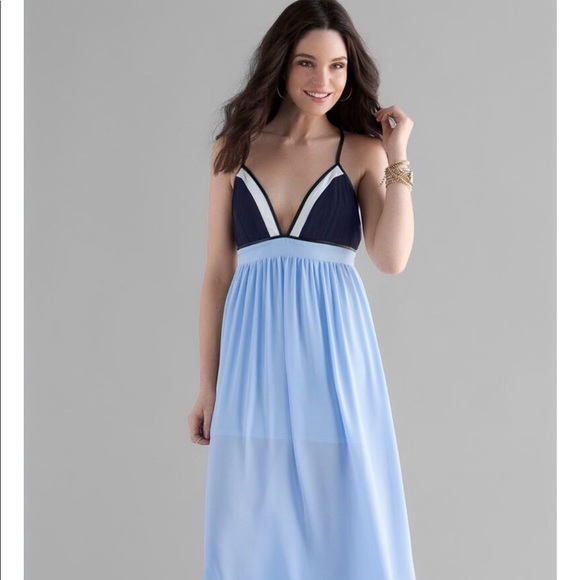 Quinn Color Block Maxi Dress - Picture 2 of 4